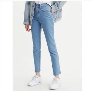 LEVI’S 501 HIGH RISE SKINNY BUTTON FRONT jeans NEW
